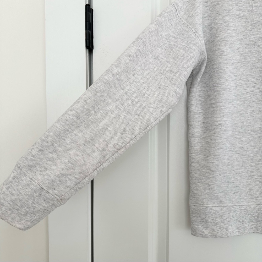 Madewell Sunkissed Beach Club Rainbow Lightweight Spring Sweatshirt - Light Grey - Picture 6 of 15
